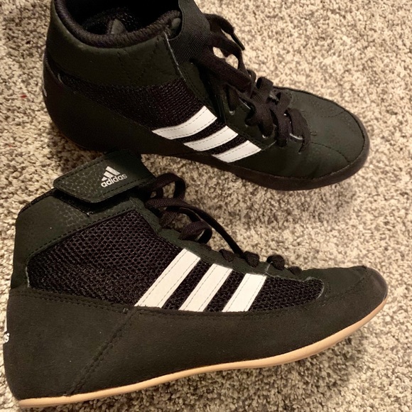 adidas gazelle silver green womens adidas Kids' HVC 2 Wrestling Shoes